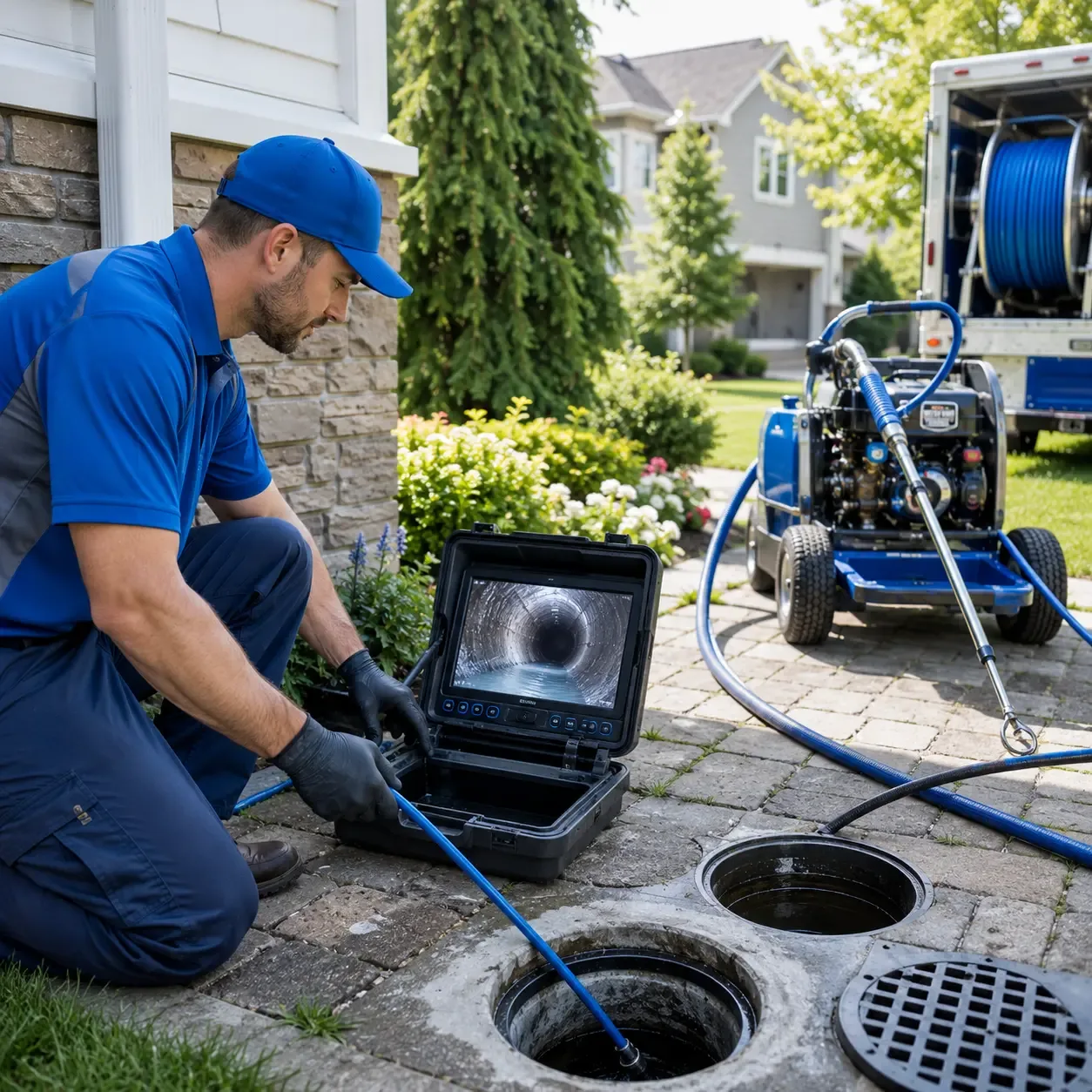 Outdoor drain cleaning professionals serving Rogers, CT